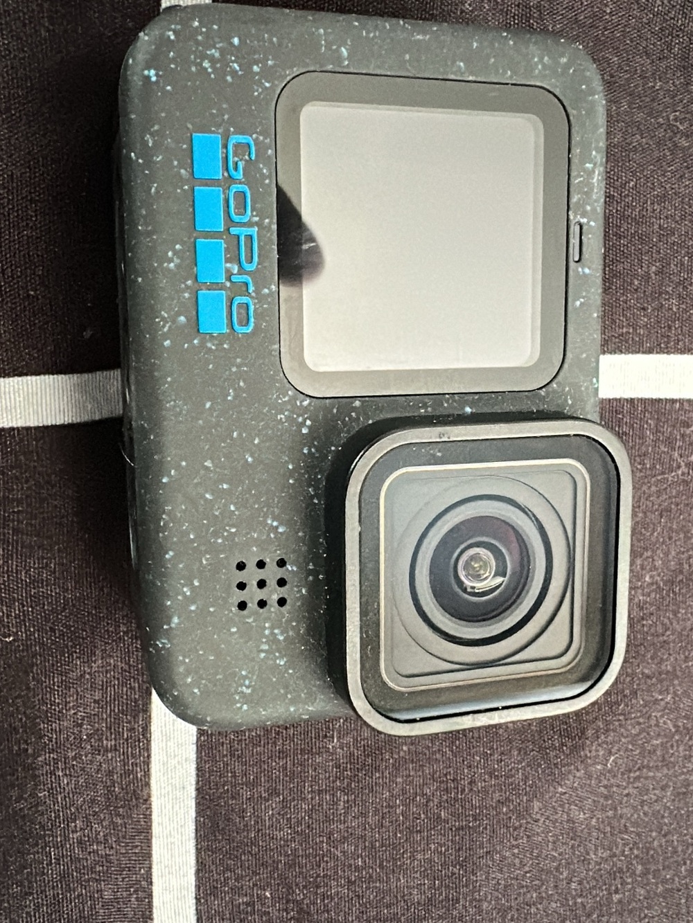 GoPro Action Camera in Black Speckle with Blue Logo